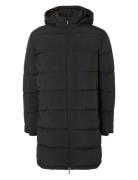 Slhcooper Puffer Coat Noos Parka Jacka Black Selected Homme