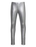 Boboli Leggings Fake Fur Stretch For Girl Silver