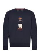 Harry Logo Crew Tops Sweat-shirts & Hoodies Sweat-shirts Navy Hackett ...