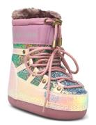 Snow Boot Glitter Vinterstövlar Pull On Pink Mikk-line