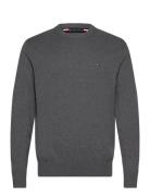 Tommy Hilfiger Pima Org Ctn Cashmere Crew Neck Grå