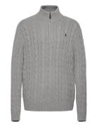 Polo Ralph Lauren Cable-Knit Cotton Sweater Grå