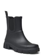 Rain Boots - Mid Height With E Regnstövlar Skor Black ANGULUS