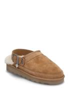 Rosemunde Rhbrisbane Shearling Buckle Slipper Brun