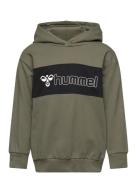 Hummel Hmlatlas Hoodie Khaki Green