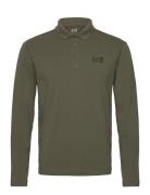 EA7 Polo Shirt Khaki Green