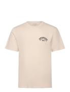 Graphic Tee Tops T-shirts Short-sleeved Cream Wrangler