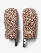 Wheat Mittens Zipper Tech Multi/patterned