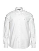 Solid Heritage Oxford Rf Shirt Tops Shirts Casual White Tommy Hilfiger