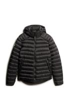 Superdry Hooded Fuji Sport Padded Jkt Svart