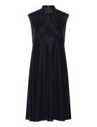 Lauren Ralph Lauren Velvet Cap-Sleeve Dress Svart