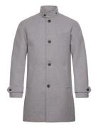 Jjemelton Wool Coat Sn Yllerock Rock Grey Jack & J S