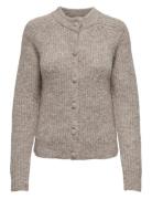 ONLY Onlmaggie Life Ls O-Neck Cardigan Cc Knt Brun