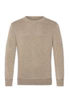 GANT Plain Sunfaded Cotton C-Neck Beige