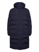 Lexington Clothing Bruce Down Long Jacket Marinblå