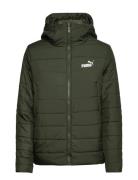 PUMA Ess Hooded Padded Jacket Khaki Green