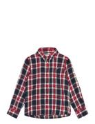 GANT Checked Flannel Bd Shirt Röd