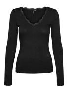 Vero Moda Maternity Vmmmily Ls V-Neck Top Jrs Ga Svart