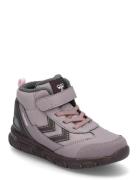 Crosslite Winter Mid Infant Höga Sneakers Purple Hummel