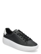 Vulc Lace Up Lth Låga Sneakers Black Calvin Klein