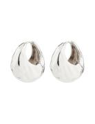 Pilgrim Believe Recycled Chunky Hoop Earrings Silver