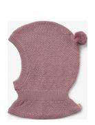 Wheat Knitted Balaclava Pomi Rosa