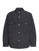 GANT Quilted Shirt Jacket Svart