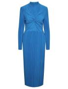 YAS Yasolinda High Neck Ls Long Dress S. Blå