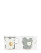 Marimekko Home Unikko Anniver.mug 2,5Dl 2Pcs Multi/patterned