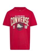 Converse Converse Collegiate Crest Tee Röd