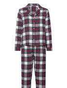 Hunkemöller Pj Flannel Twill Check Röd