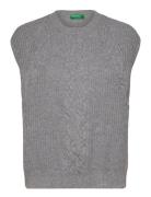 United Colors Of Benetton Sleeveless Sweater Grå