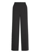 Mango Straight-Fit Pleated Trousers Svart