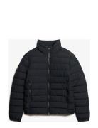 Superdry Fuji Emb Padded Jacket Marinblå