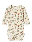 Lil'Atelier Nbngio Ls Slim Body Lil Beige