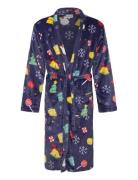 Christmas Sweats Cute Christmas Robe Blue Blå