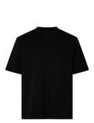 Selected Homme Slhrelax-Dani Ss Interlock Tee Ex Svart