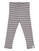 Petit Piao Legging Modal Thin Striped Grå