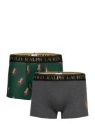 Polo Ralph Lauren Underwear Stretch Cotton Trunk 2-Pack Grön