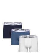 Polo Ralph Lauren Underwear Classic Stretch-Cotton Trunk 3-Pack Blå