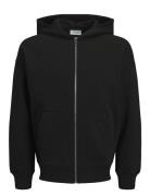 Jack & J S Jjeurban Edge Sweat Zip Hood Noos Svart