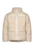 Solid Sdmorgan Pile Puffer Beige