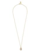 SNÖ Of Sweden Naomi Drop Pendant Neck 45 G/Clear - 45 Cm Guld