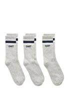 GANT Sport Socks 3-Pack Grå