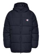 Champion Hooded Jacket Marinblå