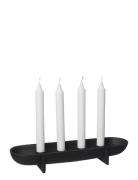 ERNST Candleholder 4 Candles Svart