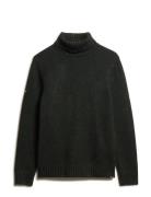 Superdry Brushed Roll Neck Jumper Svart