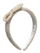 Becksöndergaard Bow Slim Beaded Hairbrace Silver