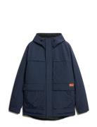 Superdry Surplus Hooded Parka Marinblå