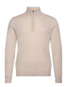 J. Lindeberg Kiyan Merino Quarter Zip Beige